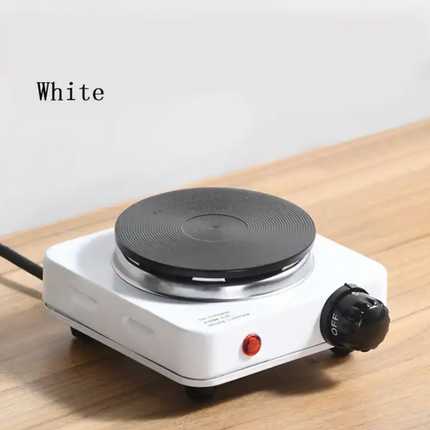 500W Portable Electric Hot Plate with Temperature Control Compact Single Burner