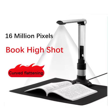 8MP High-Resolution Automatic USB Document Scanner with OCR for A3 Documents