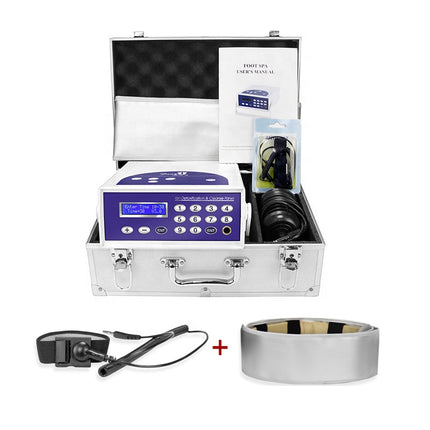 Rechargeable Ionic Foot Spa Detox Machine 60W Compact Home Wellness Device