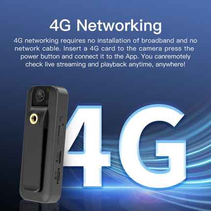 1080P HD Wearable Body Camera with Night Vision Wide Angle Lens and Long Battery Life Black