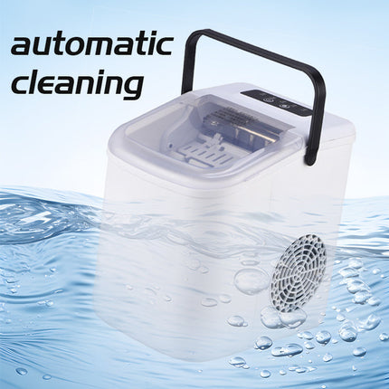 Portable 1.1L Mini Ice Maker – Compact Countertop Bullet Ice Cube Machine for Home & Office