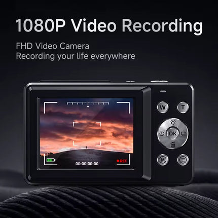 Compact Full HD Digital Camera with 44MP Photo Output and Extended Battery Performance