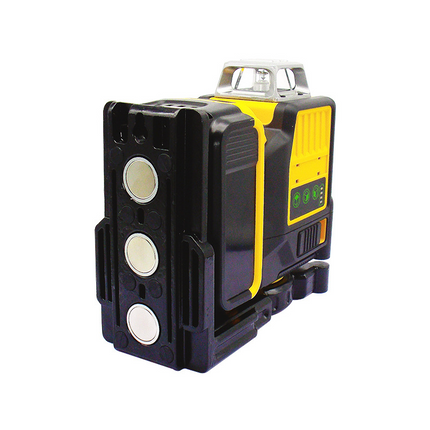Professional 12-Line Green Beam Laser Level with Triple 360° Coverage & Self-Leveling System