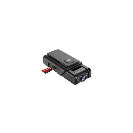 Ultra HD Pocket Body Camera with Swivel Lens, Long-Lasting Battery & Night Vision – Black