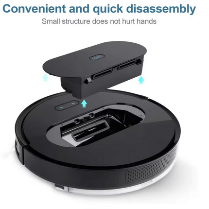 Rechargeable Smart Robot Mop Vacuum Gyro Navigation Auto Charging