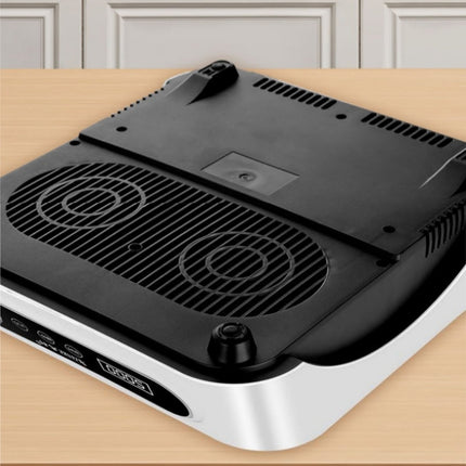 5000W Single Burner Induction Cooktop with Concave Surface and Adjustable Temperature