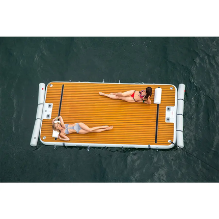 Inflatable Floating Water Platform 240 × 182 × 20cm – Heavy Duty PVC Swim Dock Raft