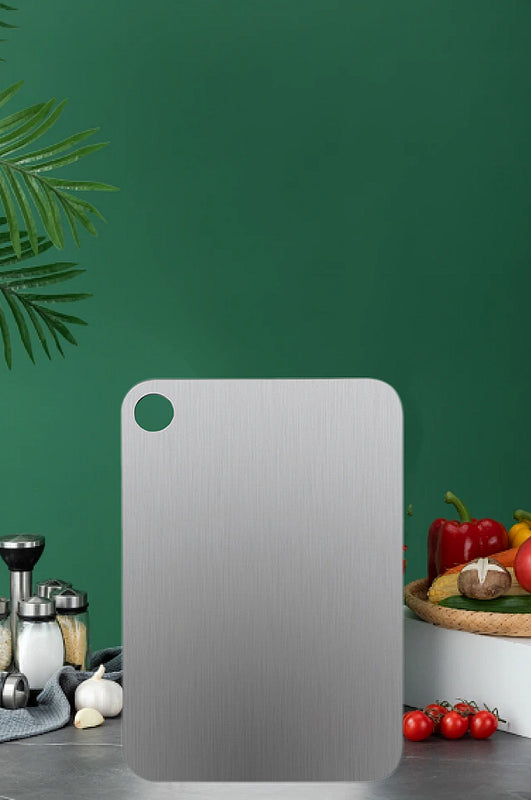 Large Food-Grade Pure Titanium Cutting Board – Double-Sided Design 360 × 250mm