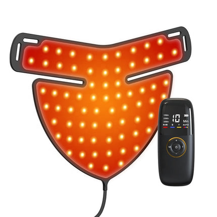 Portable Wireless LED Light Therapy Mask for Face and Neck – Flexible Silicone, Rechargeable