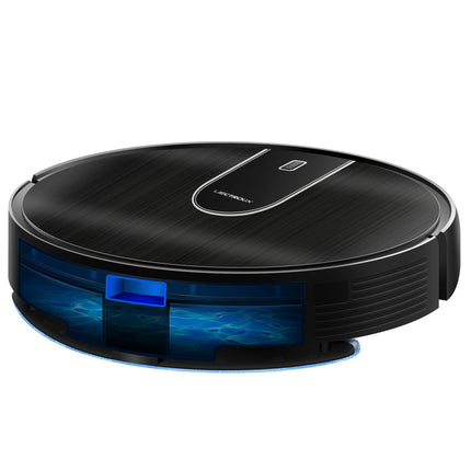 Cordless Robot Vacuum Mop with 2D Mapping, HEPA Filtration, Wet & Dry Cleaning, 150-Min Runtime – Black