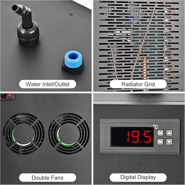 Portable 1/3HP Cold Plunge Water Chiller for Ice Baths – Up to 300L