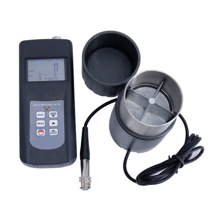 Handheld Grain Moisture Tester with 22 Crop Settings, 0–50% Detection Range, Battery Operated