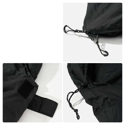 Lightweight Duck Down Sleeping Bag 5 to 15C Envelope Style for Camping Hiking and Travel