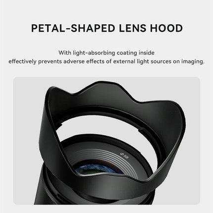 16mm f1.8 Wide Angle Prime Lens E Mount APS C Mirrorless Camera