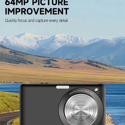 Portable 4K Smart Camera with Touch Display, WiFi Sharing & Advanced Zoom