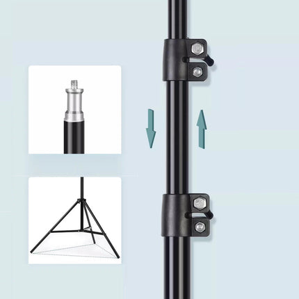 65W LED Studio Video Light 5500K Daylight with Adjustable Dimming for Photography and Filming