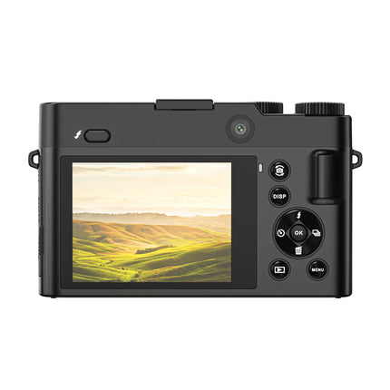 4K Ultra HD Dual Lens Digital Camera 13MP CMOS with 2.8 Inch Display, 256GB Card Support, Rechargeable Battery – Black