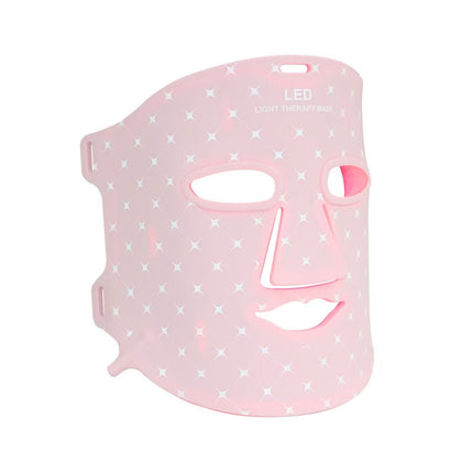 Rechargeable Red Light LED Face Mask with Near-Infrared Technology for Skin Toning and Puffiness Care