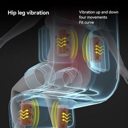 Full-Body Adjustable Airbag Massage Mattress for Neck, Shoulders, Waist & Legs