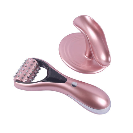 Rechargeable RF Facial Lifting Roller for Skin Tightening and Rejuvenation – Handheld Skincare Device