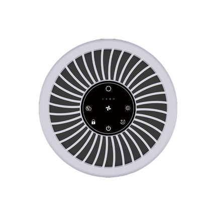 Portable 24W Air Purifier 200m³/h Airflow for Bedroom Office White
