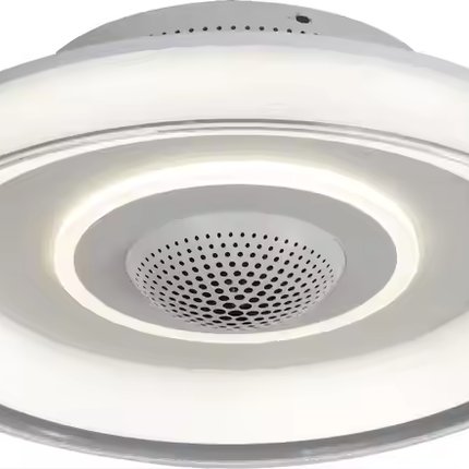 Bladeless LED Light Fan with HEPA 11 Filter, Plasma Ion Air Purification & 3000lm Light