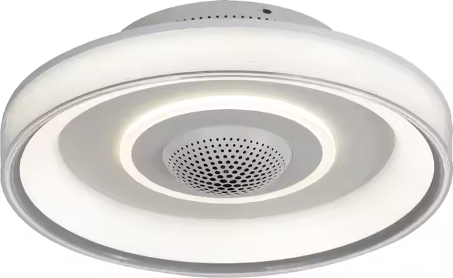 Bladeless LED Light Fan with HEPA 11 Filter, Plasma Ion Air Purification & 3000lm Light