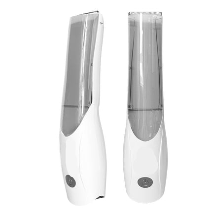 Portable Pet Grooming Clipper with Built-In Hair Vacuum, USB Rechargeable & Ceramic Blade
