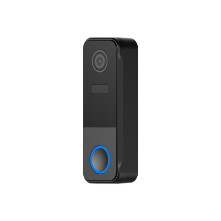Wireless IP65 Waterproof Video Doorbell with PIR Motion Detection, Two-Way Audio & 5200mAh Rechargeable Battery