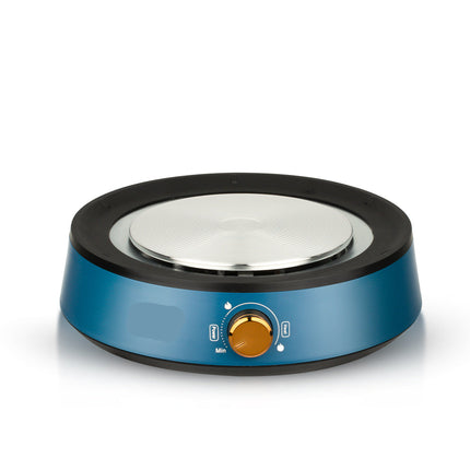 Multi-Function Electric Cooking Pot 1350W with Heat Control & Tempered Glass Lid