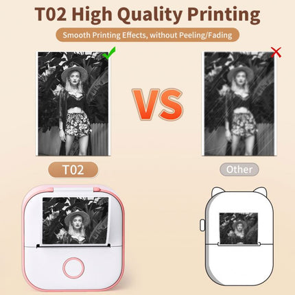 Portable Thermal Label Printer with Bluetooth, 203 DPI, Rechargeable Battery, 50-53mm Labels