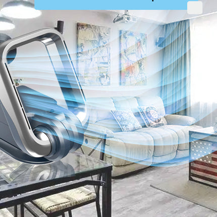 Wall Mounted 3-in-1 Air Purifier Fan with Carbon & HEPA Filters, Cooling and Warm Air Function