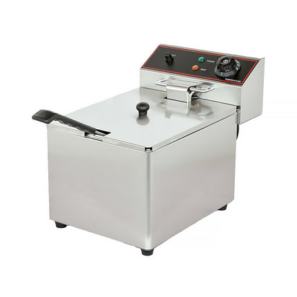 High-Power 3200W Electric Fryer with Built-In Oil Filtration and Temperature Control