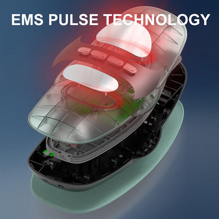 Rechargeable Waist Massager Belt with Adjustable Air Pressure and Pulse Massage