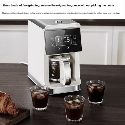 Automatic Bean-to-Cup Coffee Maker with Large Touch Display & Precision Grinder