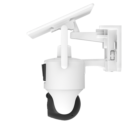 Wireless Solar Surveillance Camera with Dual 2MP Lenses, 360° Rotation & Smart Night Mode