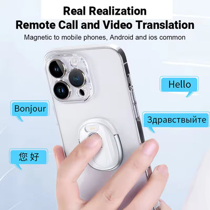 Rechargeable Smart Language Translator Device OLED Screen Android OS Multi Language