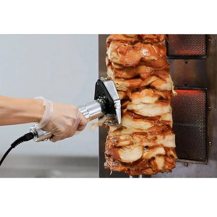 Portable Electric Doner Kebab Carving Knife 80W Handheld Meat Slicer with 80mm Blade