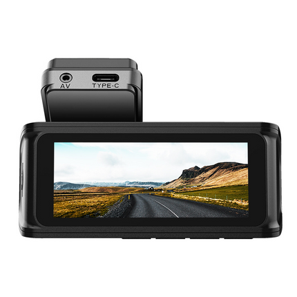 Dual Lens 4K Dash Camera with Rear 1080P Recording, WiFi, Time-Lapse and G-Sensor