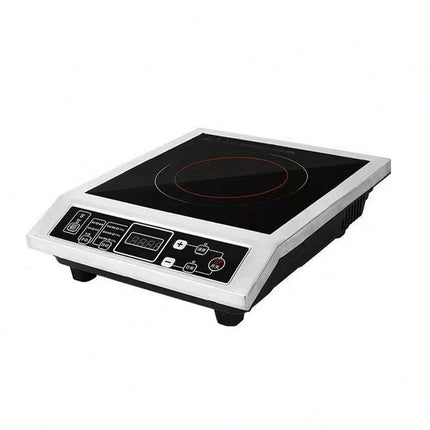 Single Burner Electric Induction Cooker Portable Stainless Steel Cooktop 28cm Heating Zone