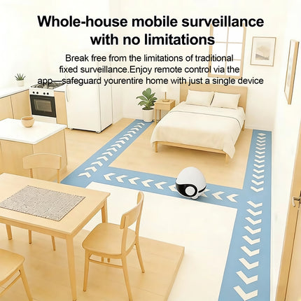 Smart Pet Monitoring Robot with Remote Control, Interactive Laser Toy & Wireless Companion