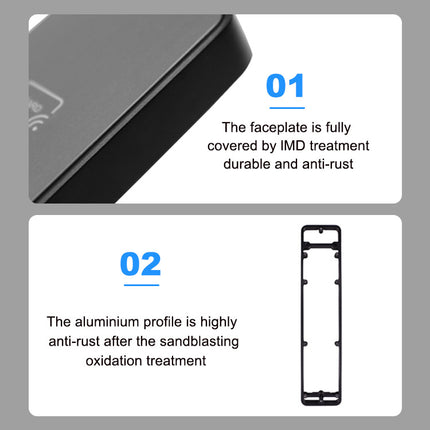 Electronic RFID Hotel Door Lock with Card Reader and Aluminium Alloy Body