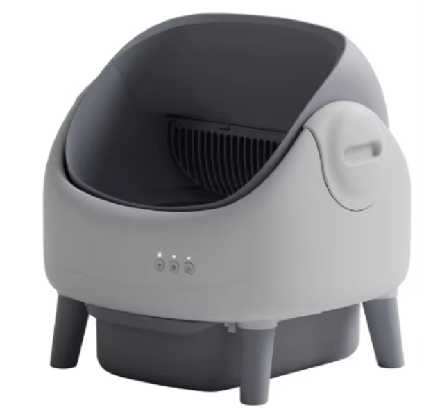 Automatic Smart Cat Litter Box with App Control and Large Enclosed Chamber