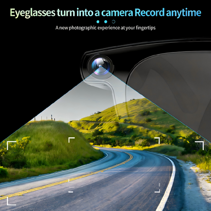 Dual Lens Smart Glasses 1080P Video Recording AI Assistant Real-Time Translation
