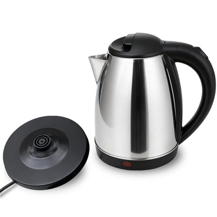 Cordless Electric Kettle 1355W Fast Boil 220V Compact Portable 19.5x16.5x23cm Silver