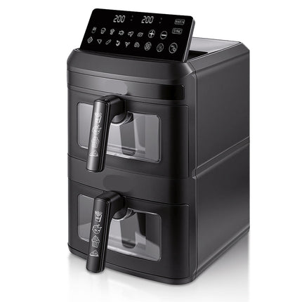 Dual Basket Air Fryer 14L (7L+7L) 2800W with LED Display and Adjustable Temperature Control