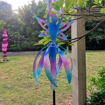 Metal 3D Kinetic Garden Spinner Outdoor Patio Decoration