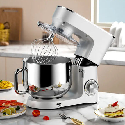 8L Planetary Stand Mixer 1500W – 6-Speed Control for Dough, Batter & Baking