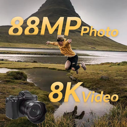 Professional 8K Mirrorless Digital Camera with Advanced Dual Sensor System