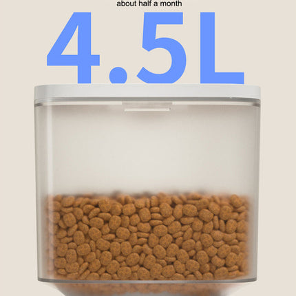 Smart Automatic Pet Feeder 4.5L with Camera, App Control and Scheduled Feeding